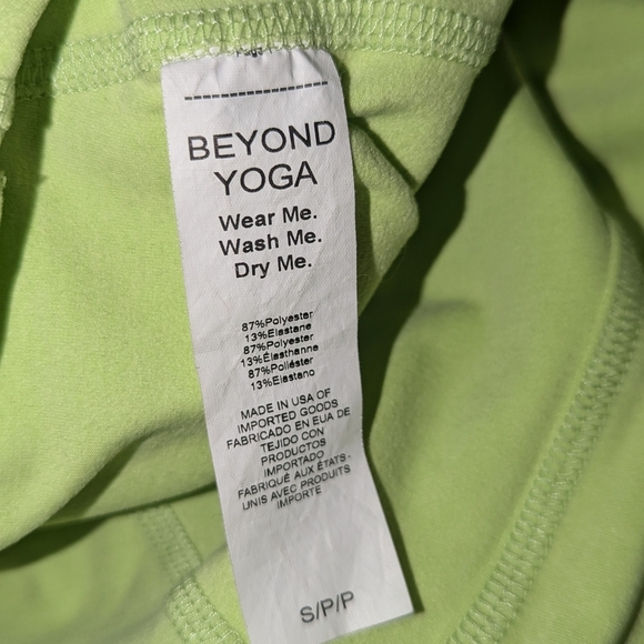 Beyond Yoga Spacedye Caught In The Midi High Waisted Legging Lime Ice Small - Picture 5 of 9
